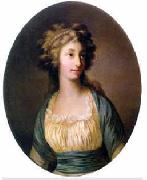 Joseph Friedrich August Darbes Portrait of Dorothea von Medem (1761-1821), Duchess of Courland oil painting on canvas